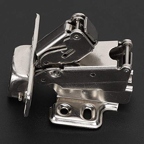 Full Overlay Cabinet Hinges & Stainless Steel Adjustable 3-Pack