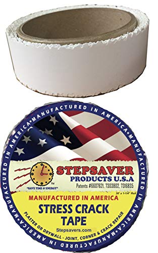 Stepsaver Products Self Adhesive Stress Crack Tape (1.25'' x 30' Smooth Roll) Item 7030 - size: 30' x 1.25" Smooth