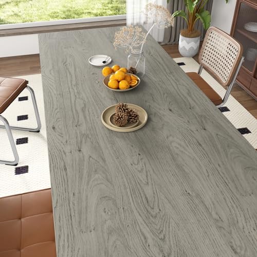WESTICK Light Brown Wood Look Contact Paper Self Adhesive Wooden Wallpaper Peel and Stick Countertops Wood Grain Contact Paper for Kitchen Cabinet and Drawers Removable Wooden Vinyl Wrap 15.8" x 393" - color: 3.brown, size: 15.8" x 394"
