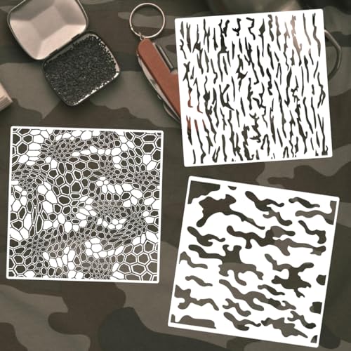 Camo Stencils for Spray Paint 12inch Camouflage Stencils - style: Camo