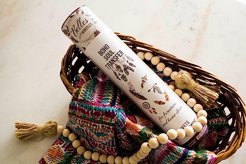 Dixie Belle Belles & Whistles Transfer | Boho Soul | 24.8” x 38.8” Sheet | Rub On Decorative Transfer for Crafts, Furniture, DIY | Crafting Design Transfer - size: Boho Soul