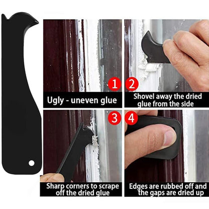 Painters Tool Grout-Caulk Removal-Tool Paint Scraper Tool with Caulking Silicone Pads - Caulking Repair and Finishing Tool Kit - size: Paint Scraper Tool