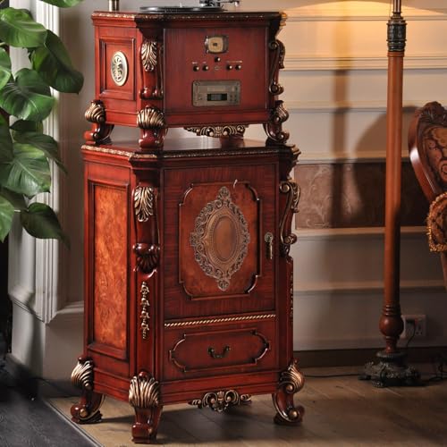Antrader 2Pcs Vintage Wooden Carved Onlay Appliques,11"×7.87"(Style 20) - style: Style 20, Large Size