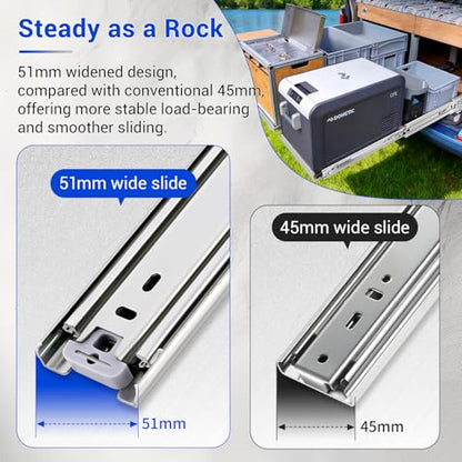 with Lock Heavy Duty Drawer Slides Full Extension Side Mount 14 16 18 20 22 24 26 28 30 32 34 36 40 Inch 150 Lbs Metal Dresser Cabine Rails Tracks Glides Runner 1 Pair (with Lock, 14 Inch) - size: 14 Inch, style: With Lock - Load 150 lb