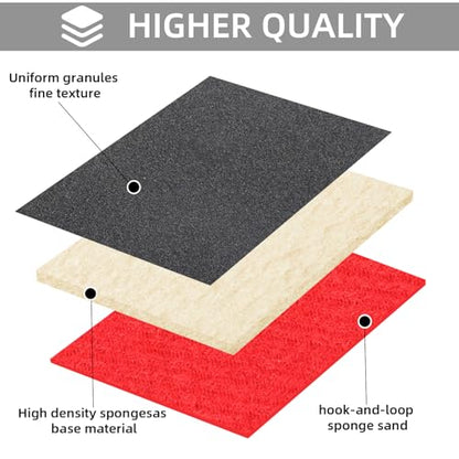 20Pcs Sanding Sponge 180-3000 Grit Soft Foam Hand Sander Block - size: 20pcs Mix Grit, style: Aluminum