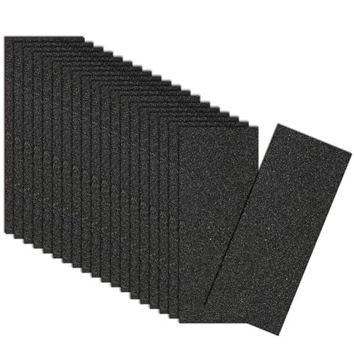 21-Sheets 60 Grit Sandpaper, 9 x 3.6 Inch Wet Dry Sand Paper Assortment Pack, Silicon Carbide Abrasive Sanding Sheets for Automotive Car Paint Metal Wood Furniture Crafts Polishing - size: 9x3.6 inch, style: 60Grit 21 Pcs