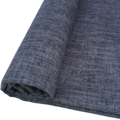 TinaKim Thick Coarse Slub Linen Type Cloth Fabric for Sofa Chair Upholstery Material (14 Cinerous, 10 Yard) - color: Cinerous, size: 10 yard pre cut