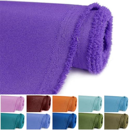 BECHAEO Waterproof Upholstery Canvas Fabric by the Yard, Purple - color: Purple, size: 1 Yard 58" x 36" (Pre-cut)