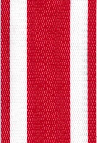 USA Chair Replacement Lawn Chair Webbing - UV-Resistant Straps Made with Durable Polypropylene. Chair Webbing Kit (2 1/4" x 50', Red and White Stripe)
