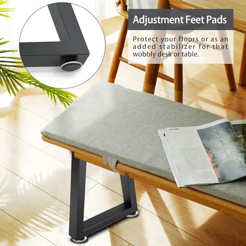 Taelakeni 16 Inch Metal Bench Legs, Heavy Duty Coffee Table Legs, Trapezoid - color: Trapezoid, size: 16 IN