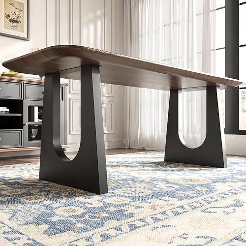 28 Inch Metal Desk Legs, Heavy-Duty Table Legs 1500lbs Easy Assembly - color: U-shape