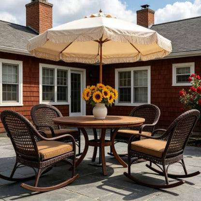 Goodgoods 20x20 Outdoor Chair Cushions Set of 2, 35D Foam, Brown - color: Brown, size: 20"x20" 2pcs