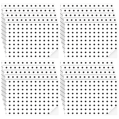 Flutesan 12 Pcs Miniature Dollhouse Wallpaper, Diamond Shape - style: Diamond Shape
