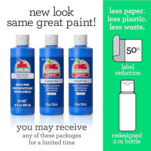 Apple Barrel Acrylic Paint in Assorted Colors (8 oz), K2608 Country Tan- Pack of 1