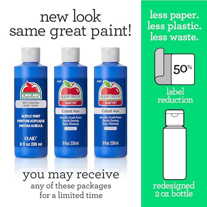 Apple Barrel Acrylic Paint in Assorted Colors (8 oz), K2608 Country Tan- Pack of 1