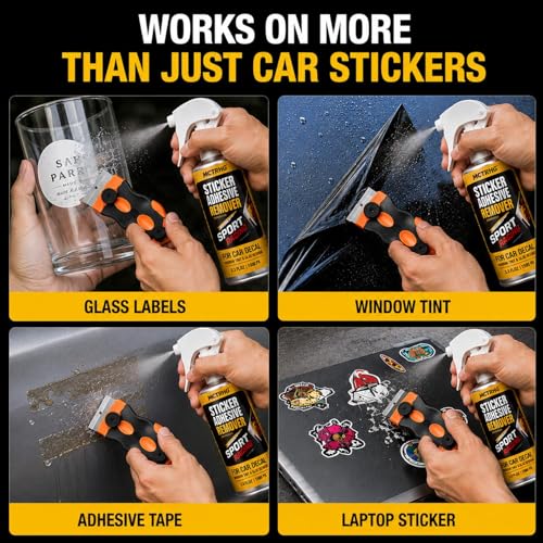 Adhesive Sticker Remover for Removing Car Decal, Window Tint, Glue Residue