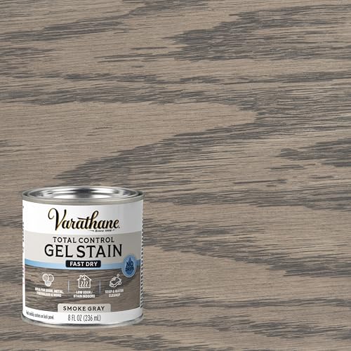 Varathane Total Control Smoke Gray Gel Stain - color: Smoke Gray, size: Half Pint (Pack of 1)