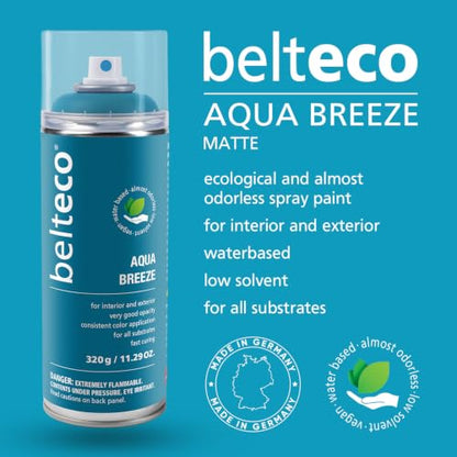 Aqua Breeze Spray Paint | Water-based Light Blue Spray Paint - color: Aqua Breeze, size: 11.29 Ounce (Pack of 1)
