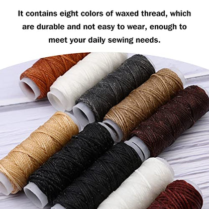 Yizzvb 46 Pcs Leather Stitching Sewing Kit, Leather Sewing Tools Kit - color: 46 Pcs