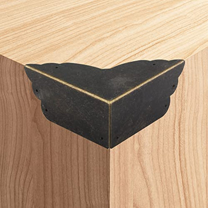BokWin 4 Pcs Metal Furniture Corner Protectors, 2.76"x2.76"x1.18"