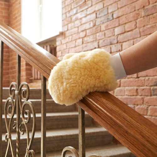 MAQUITA 6 Pack Chenille Artist Glove with Thumb and 100 Disposable Gloves, Gloves Cotton Paint Mitt for Painting Railing Fence, Dusting Cleaning Stain Applicator for Home Improvement