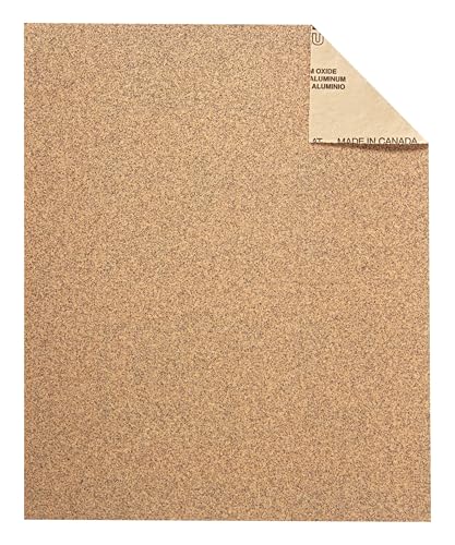 3M Sandpaper, 100 Grit, 5 Sheets, 9 in x 11 in, Sands Paint, Wood & Metal, Great For General Purpose Sanding, Medium Aluminum Oxide Sand Paper (9002NA-20) - size: 9 in x 11 in, style: Medium