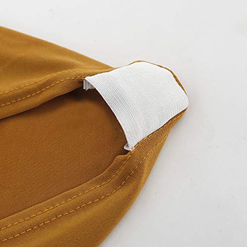 Peomeise Stretch Spandex Chair Cover for Wedding Party Dining Banquet Event (Gold, 25) - color: Gold, size: 25PCS