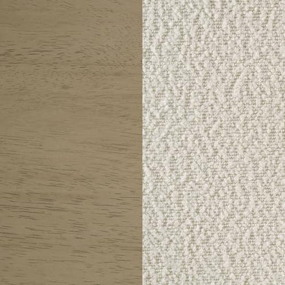 Coaster Kehoe Dining Side Chair Set of 2, Natural Oak and Cream 193932NAT - color: Natural Oak/Cream