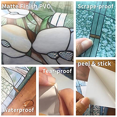 Modern Art Self Stick Vinyl Door Mural Sticker, Peel and Stick Removable Refrigerator Wrap Decal, Cube Space, 32.3x78.7, 2 Pcs Set - color: Cube Space