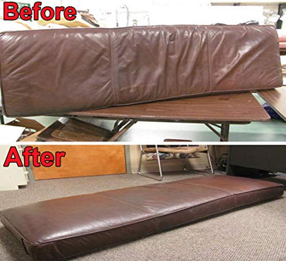 FoamRush 4" x 30" x 72" Upholstery Foam with Batting/Dacron On Top (Seat Replacement, Upholstery Sheet, Foam Padding) Made in USA