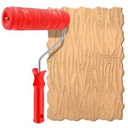 Hanroy 8" Pattern Paint Roller for Wall Texture Art - color: 2008T