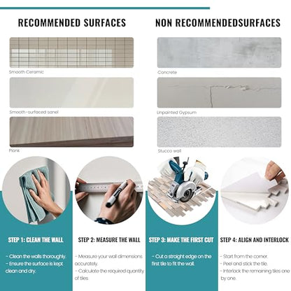 Nicesungdeco Peel and Stick 3D Natural Stone Mosaic Backsplash Tiles, 12" x 12" 5-Sheet Backsplash Self Adhesive Tiles for Kitchen Fireplace Vanity (Grey Gold) - color: GREY GOLD