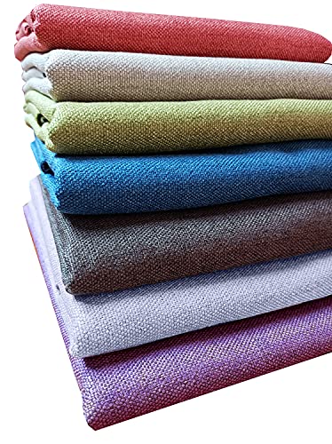11OZ Polyester Blend Upholstery Sewing Fabric by The Yard Width 57 Inches Light Brown - color: Brown, size: 1 yard