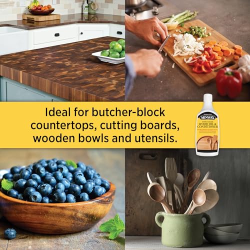 Minwax Food-Grade Wood Oil & Conditioner, 12 fl. oz.