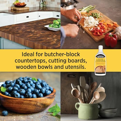 Minwax Food-Grade Wood Oil & Conditioner, 12 fl. oz.