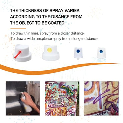 Universal Spray Paint Caps for different spray cans Nozzle Tips-26 pcs - color: pz-26