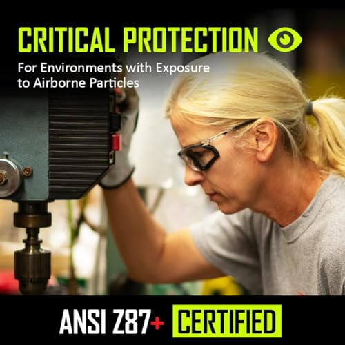 MAGID Foam Lined Safety Glasses, Anti-Fog, ANSI Z87+ Compliant, 144 Pairs - color: Clear Lens, size: 144 Pairs