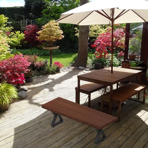 16" Metal Coffee Table Legs, Z-Type Set of 2, 40 cm H x 30 cm W - size: 16" Z-Type