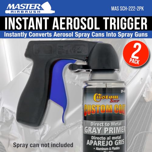 Master Airbrush Instant Aerosol Trigger Handle (2 Pack)