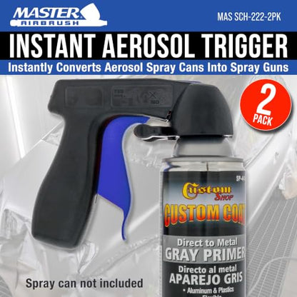 Master Airbrush Instant Aerosol Trigger Handle (2 Pack)