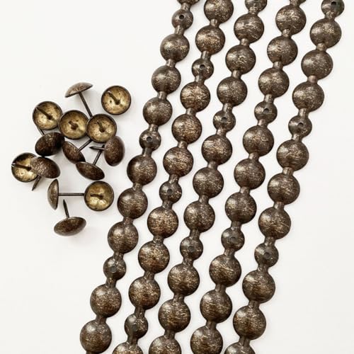 5Meters Upholstery Tacks Strips/Decorative Nail Trims(16mm Antique Brown) - color: 16mm Antique