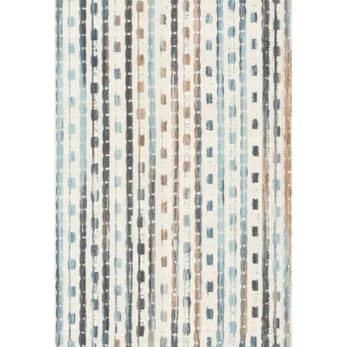 Main Street Peel and Stick Wallpaper Sheets, Woven Stripe, 12-Pack - style: Woven Stripe Design