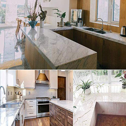 Clear Contact Paper Oil Proof Waterproof Wallpaper for Kitchen Backsplash - size: 11.8"W x 118"L