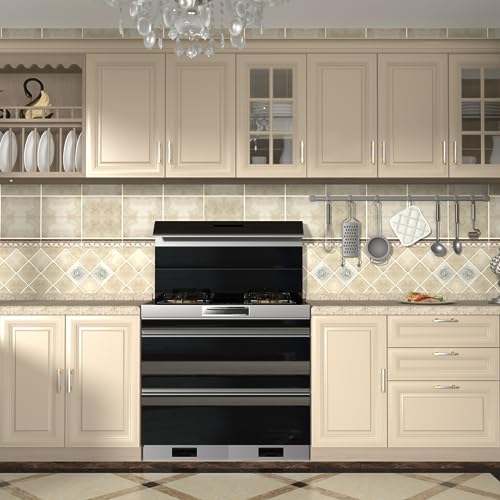homdiy Silver and Gold Cabinet Pulls 3" Satin Nickel and Gold Cabinet Pulls - color: Brushed Nickel & Matte Gold, size: 3 Inch(76mm) Hole Centers