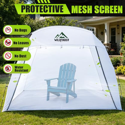 WildFinder Portable Paint Booth 10x7x6.3ft, Paint Tent for Spray Painting