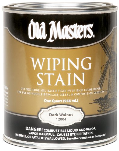 Old Masters 12004 WIP Stain, No Size, Dark Walnut, 32 Fl Oz - color: Dark Walnut, size: 1 Quart