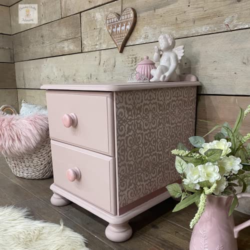 Dixie Belle Paint Company Chalk Mineral Paint - Soft Pink (8oz) - color: Soft Pink, size: 8 Fl Oz (Pack of 1)