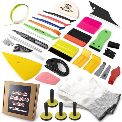 Gomake 10M Knife Less Vinyl Wrap Tools Kit Window Tint Tool Car Wrapping
