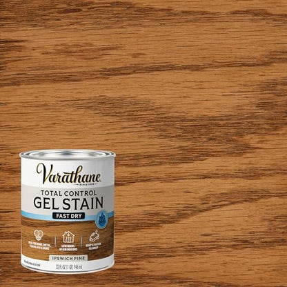 Varathane Total Control Gel Stain - color: Ipswich Pine, size: Quart (Pack of 2)
