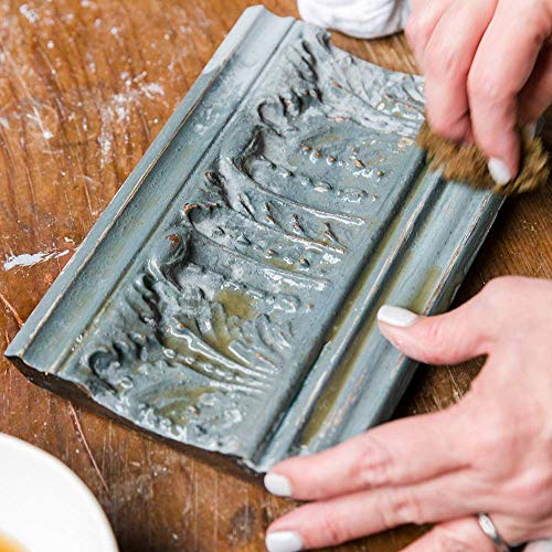 AMY HOWARD AT HOME - Medium Antiquing Glaze for Vintage and Antique Furniture Restoration - Professional Glazing Liquid - Authentic Faux Finish (16 oz)
